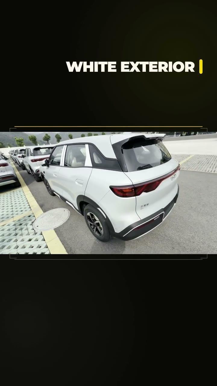 White BYD Yuan UP in a real vehicle walkaround
